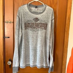 Harley Davidson distressed thermal long sleeve